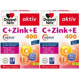 Doppelherz® aktiv C + Zink + E 400 DEPOT Tabletten