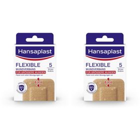 Hansaplast Flexible Wundverband für größere Wunden 6 x 9,5 cm