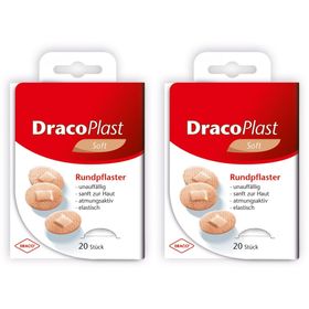 Dracoplast Soft Rundpflaster hautfarben 2,2 cm