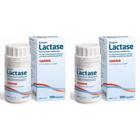 Enzym Lactase - 12000 FCC / 100 Kapseln