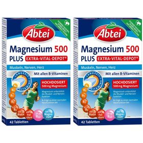 Abtei Magnesium 500 Plus Extra-Vital-Depot