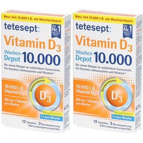 tetesept Vitamin D3 10.000 I.E. Wochendepot – Tabletten