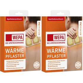 WEPA Wärmepflaster bei Nacken- & Rückenschmerzen 28,5 x 8,5 cm