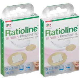 Ratioline® Sensitiv Pflasterstrips rund 2,2 cm