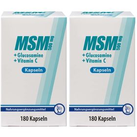 MSM 500 mg + Glucosamin + Vitamin C Kapseln