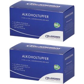 Dr. JUNGHANS® ALKOHOLTUPFER 3 x  6 cm steril