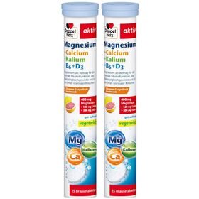 Doppelherz® aktiv Magnesium + Calcium + Kalium + B6 + D3