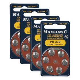 Maxsonic PR 312 Batterien für Hörgeräte