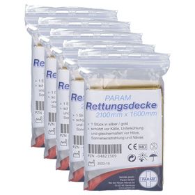 PARAM Rettungsdecke 160 x 210 cm