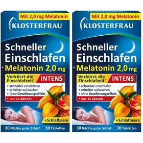 Klosterfrau®  Schneller Einschlafen 2,0 mg Melatonin Intens