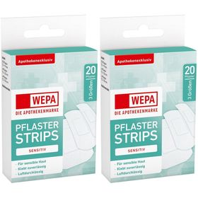 WEPA Pflaster Strips sensitiv 3 Größen