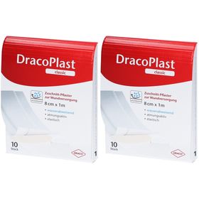 DracoPlast® Classic Pflaster 8 cm x 1 m weiß – zuschneidbar