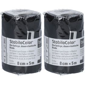 BORT StabiloColor® Binde 8 cm schwarz