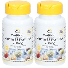 WARNKE Vitamin B3 250 mg Flush Free