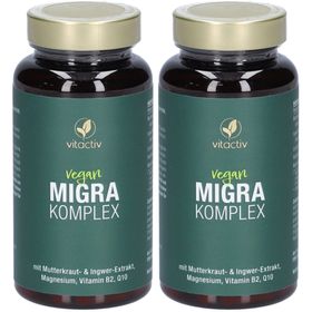 Vitactiv Migra Komplex Kapseln mit Mutterkraut, Ingwer, Magnesium, Q10