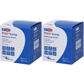 FIWA®komp Mullkompressen 5 x 5 cm steril 8 fach