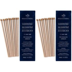 Silbernitrat-Kaliumnitrat-Atzstäbchen 10 x 115 mm starr
