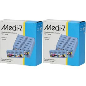 Medi-7 Medikamentendosierer für 7 Tage, blau