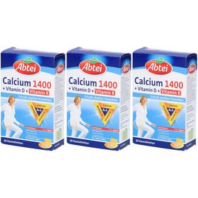 Abtei Calcium 1400 + Vitamin D + Vitamin K
