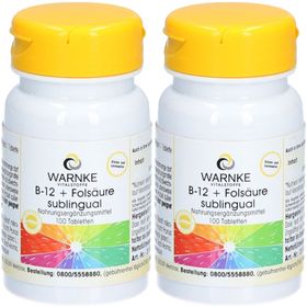 WARNKE VITALSTOFFE B-12 + Folsäure sublingual