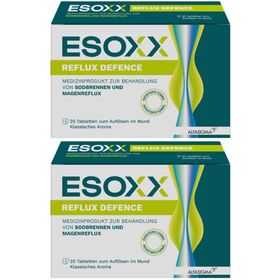 Esoxx Reflux Defence Kautabletten – GERD-Symptome schnell loswerden