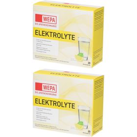 WEPA Elektrolyte Pulver Zitrone in Beuteln