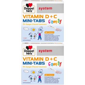 Doppelherz® system VITAMIN D + C MINI-TABS family