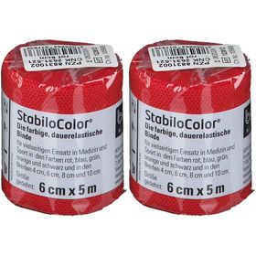 BORT StabiloColor® Binde 6 cm rot