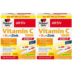 Doppelherz aktiv Vitamin C 1000 DIRECT + D3 + Zink