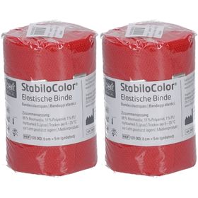 BORT StabiloColor® Binde 8 cm x 5 m rot