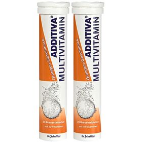 ADDITIVA® Multivitamin Brausetabletten Orangen-Geschmack