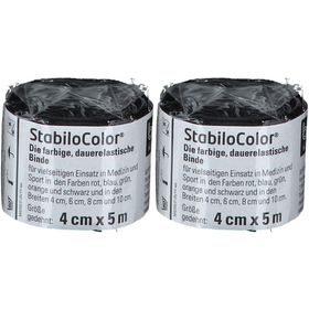 BORT StabiloColor® Binde 4 cm schwarz