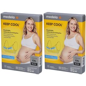 medela Keep Cool™ Schwangerschafts- und Still-BH schwarz, Gr. XXL