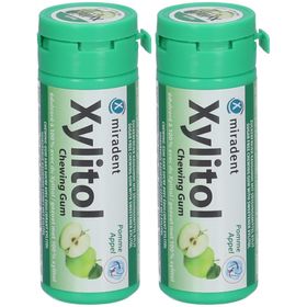 miradent Xylitol Chewing Gum Apfel für Kinder