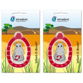 miradent Infant-O-Brush® Lernzahnbürste rot
