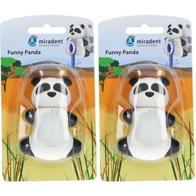 MIRADENT Zahnbürstenhalter Panda