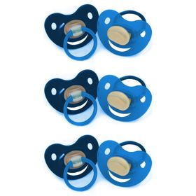 Baby-Frank® Beruhigungssauger Kirschform Gr. 2 6 - 18 Monate blau