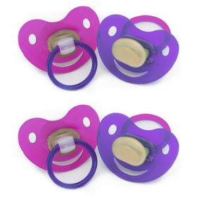 Baby-Frank® Beruhigungssauger in Kirschform Latex 0-6 Monate pink