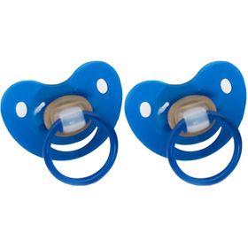 Baby-Frank® Beruhigungssauger in Kirschform Latex 0-6 Monate blau