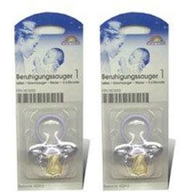 Sauger Kirsche flieder klein gr.Scheibe