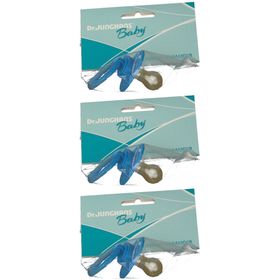 Dr. Junghans® Beruhigungssauger kirschform Latex 0-6 Monate blau