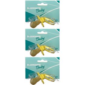 Dr. Junghans® Beruhigungssauger kirschform Latex ab 6 Monaten gelb