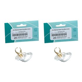 Beruhigungssauger kirschform Latex Weiss ab 6 Monate