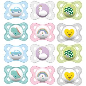 MAM Original Silikon 0-6 Monate Schnuller (Farbe/Motiv nicht wählbar)