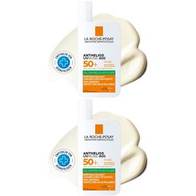 La Roche Posay Anthelios UVMUNE 400 Oil Control Fluid Sonnenschutz für empfindliche Haut mit sehr hohem UV-Schutz LSF 50+. Für ölige Haut geeignet.
