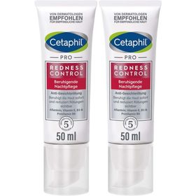 CETAPHIL PRO RednessControl Beruhigende Nachtpflege, zu Rötungen neigende Haut