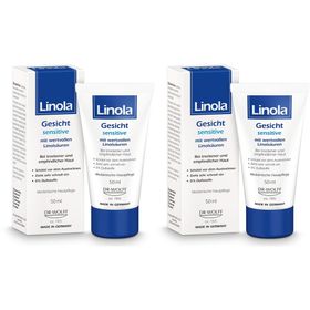 Linola Gesicht sensitive - Gesichtscreme für trockene und empfindliche Haut