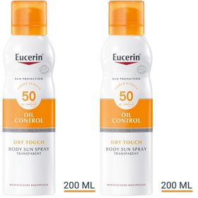 Eucerin® Oil Control Dry Touch Spray LSF 50 – Sonnenschutzspray, auch für empfindliche und zu Akne neigende Haut - Jetzt 20 % mit dem Code eucerin20 sparen