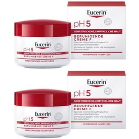 Eucerin pH5 Reichhaltige Creme F – Beruhigende Hautpflege für strapazierte Haut, spendet 24h intensive Feuchtigkeit