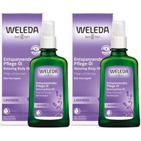 Weleda Körperöl Lavendel Pflege-Öl pflegt, entspannt & beruhigt mit echtem ätherischem Lavendelöl
